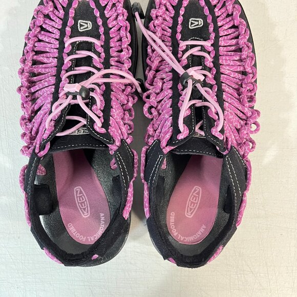 Keen Uneek Women’s Hiking Trail Woven Sandal Pink Purple Black Size 9 - 1014637 - Picture 12 of 13